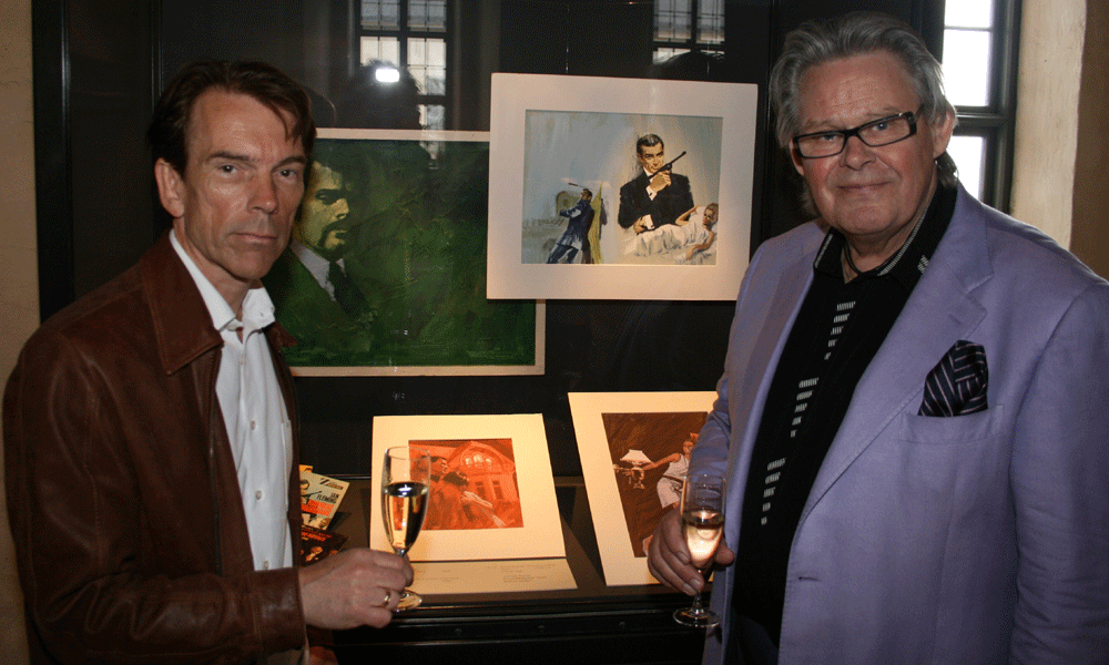 James Bond med konstn�ren Yrj� Edelmann Kalmar slott 12/6-12/9  
