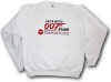 Official Albert R. Broccoli 007 Stage Clothing Sweatshirt�in The James Bond 007 Museum Nybro. Sweden.