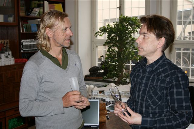 007 glas f�r Ernst Billgren av Gunnar Sch�fer  