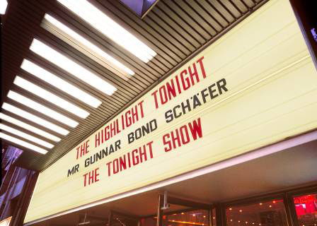 THE HIGHLIGHT TONIGHT MR GUNNAR SCH�FER THE TONIGHT SHOW
