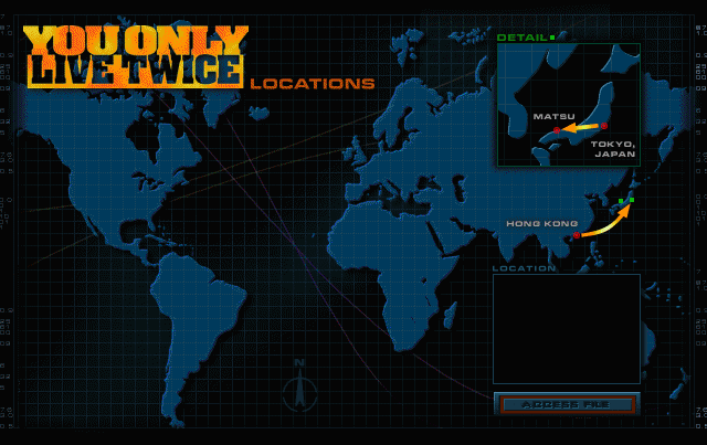 Blofeld, SPECTRE:s toppman, f�rs�ker starta ett k�rnvapenkrig genom att kapa en rysk och en amerikansk rymdkapsel. 