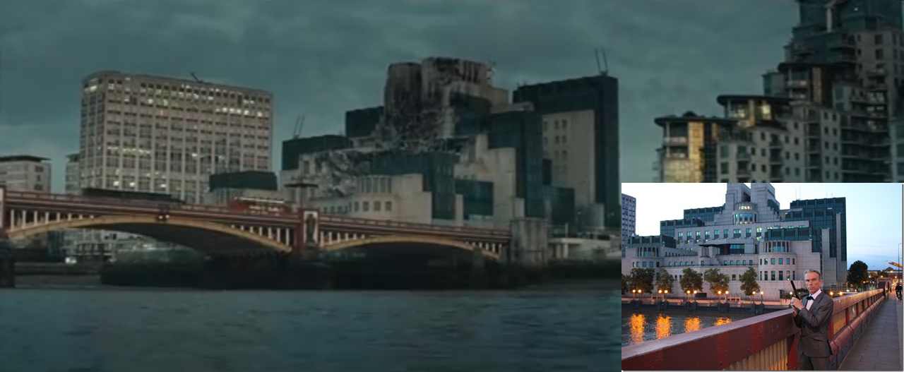 MI6 Office London James Bond Gunnar Sch�fer in London at the MI6 Headquarters, Vauxhall Cross, London, UK. The Vauxhall Cross SIS Building, 