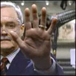 Bond is given a demonstration of this sonic ring in his lab. Q tells Bond that a sheet of unbreakable bulletproof glass is shattered when the ring is twisted, sending out an extremely high frequency. Bond uses the ring twice in Die Another Day. Firstly to escape from being held at gunpoint by Miranda Frost, as the glass floor they are standing on shatters when Bond uses the ring. Finally, Bond uses the ring to break the glass of his Aston Martin to save Jinx�s life.