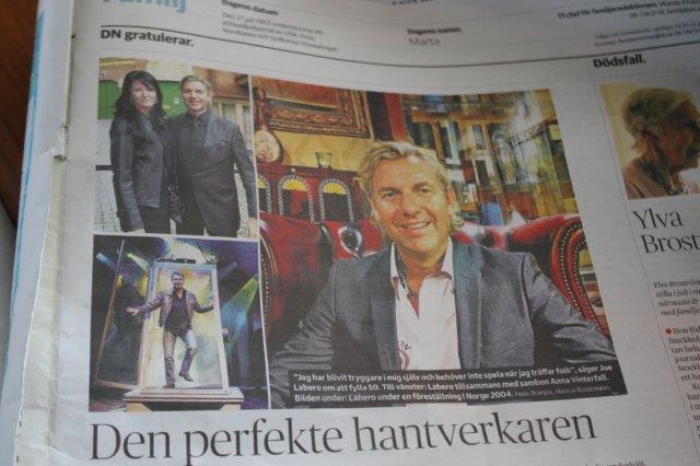 Dagens Nyheter Joe Labero 50 �r