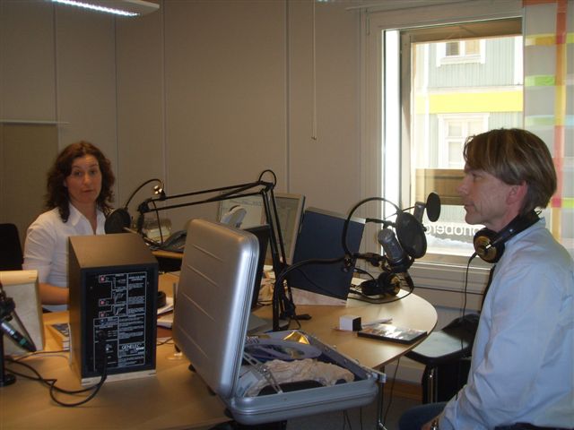 Radio Kronoberg med Marina Axelsson som intervjuar Gunnar Sch�fer  2006-03-21