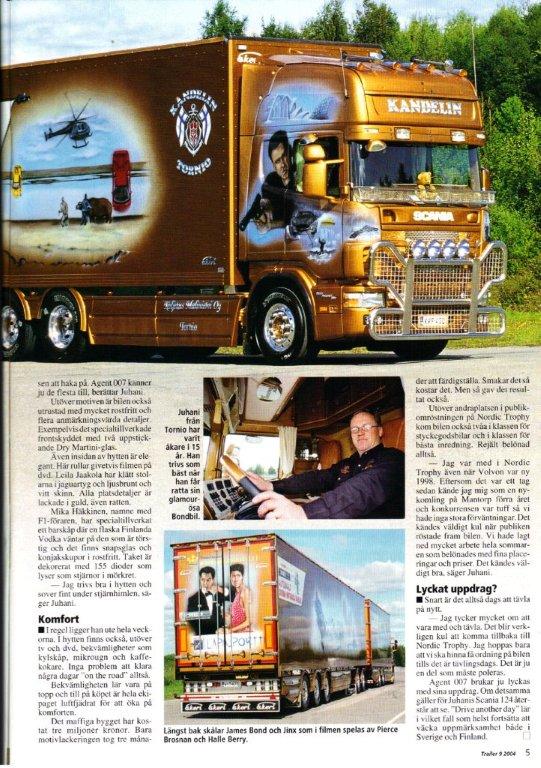 Scania James Bond Juhani Maliniemi Finland