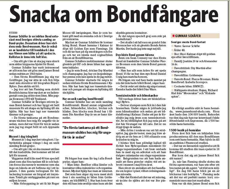 artikel om Gunnar Sch�fer Bond i PDF format