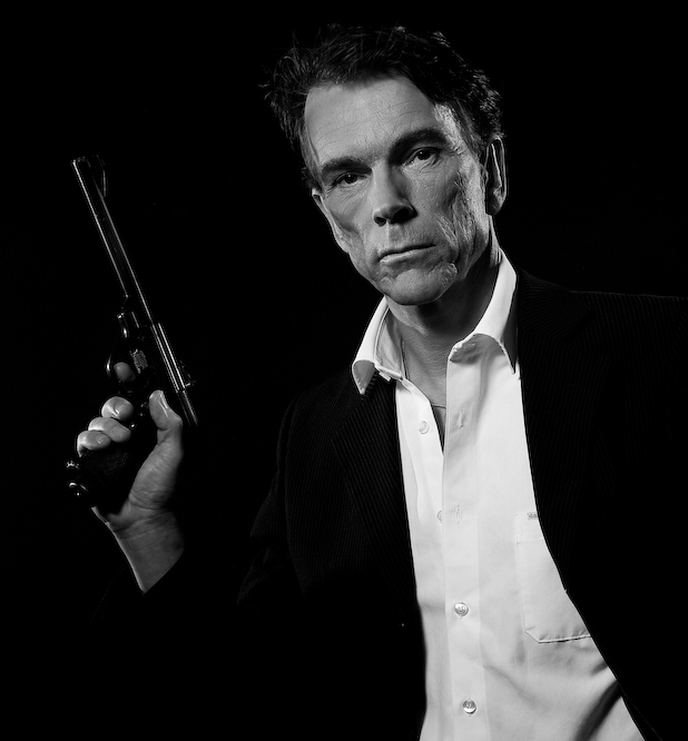 Walther LP53 air pistol held by Gunnar James Bond Sch�fer from the 1963 From Russia With Love. in the 007 museum Nybro Sweden